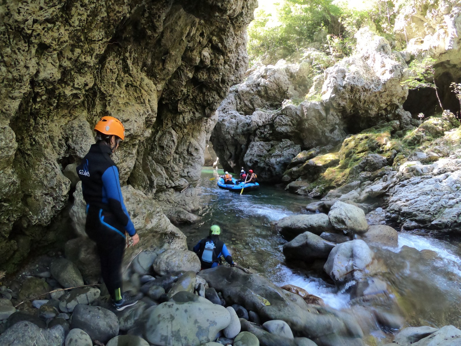 canyon park val di lima torrentismo