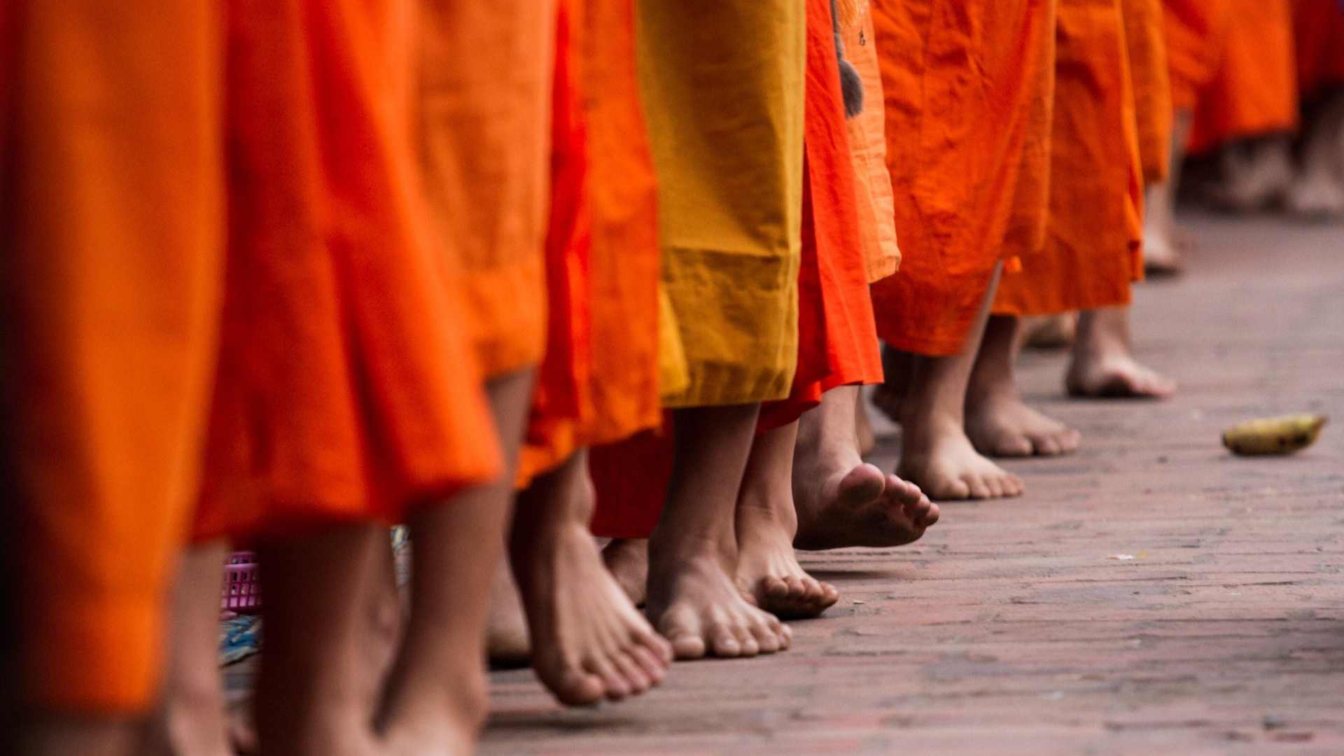 Viaggio in Laos Monaci